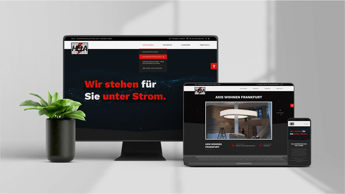 Unsere neue Webseite